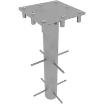 Pied d'ancrage pour parasol en acier inoxydable
