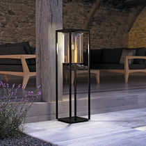 Lampe sur pied / en aluminium / en verre...