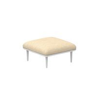 Pouf contemporain / en aluminium / en tissu...