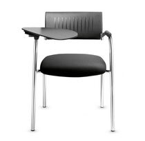 Chaise contemporaine / en tissu / à tablette