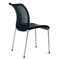 Chaise contemporaine / en résille / empilable