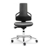 Chaise de bureau contemporaine / en cuir...