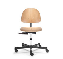 Chaise visiteur contemporaine / en bois...