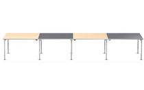 Table de réunion contemporaine / en bois...
