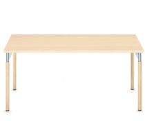 Table contemporaine / en bois / pour restaurant