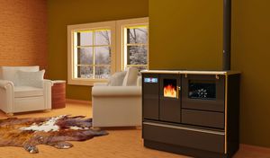 cuisinière à bois / pour chaudière