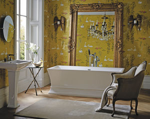 miroir de salle de bain mural / de style / rectangulaire / pour hôtel