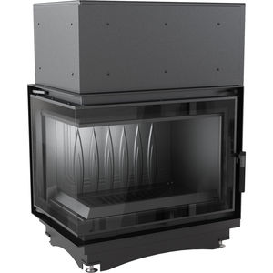 insert de cheminée d'angle