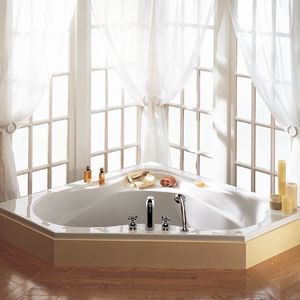 baignoire d'angle