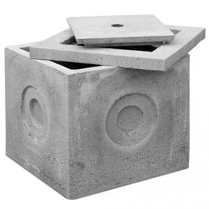 boîte de dérivation pour sol d'extérieur