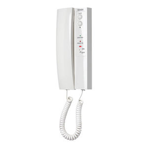 interphone audio blanc