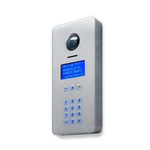 visiophone en acier inoxydable brossé