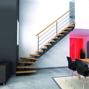 escalier quart tournant
