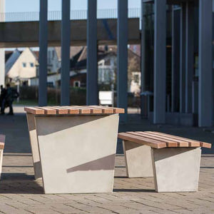 banc public contemporain