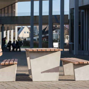 table de pique-nique contemporaine