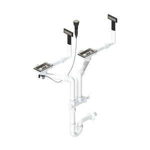 siphon de lavabo en plastique