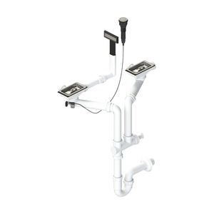 siphon de lavabo en plastique