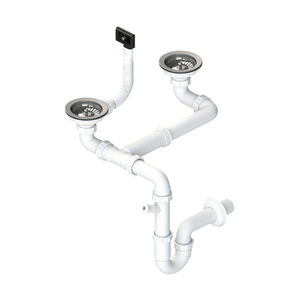 siphon de lavabo en plastique 1