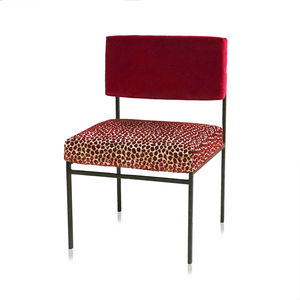chaise de salle à manger contemporaine / tapissée / respectueuse de l'environnement / recyclable