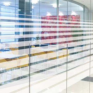 film décoratif pour applications sur verre / PVC / adhésif / effet verre dépoli