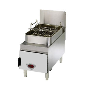friteuse à gaz / sur plan / professionnelle