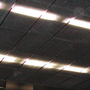 faux-plafond en aluminium