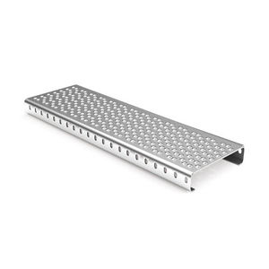 marche en acier galvanisé / en aluminium / en acier inox / pour plancher technique