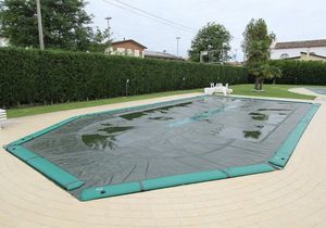 couverture de piscine manuelle / d'hiver / immergée / pour piscine enterrée