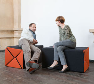 pouf contemporain