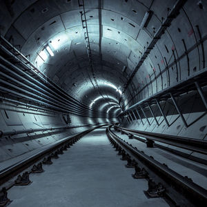 tunnel à sections en béton armé