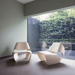 chauffeuse contemporaine / en frêne / en noyer / contreplaqué