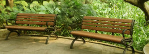 banc de jardin classique