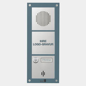 système d'interphone en aluminium