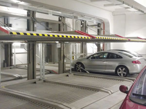plateforme pour parking coulissante