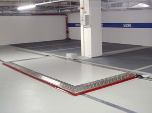 plateforme pour parking coulissante
