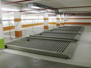 plateforme pour parking coulissante