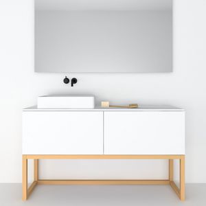 meuble vasque double