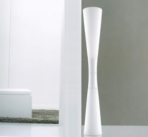 lampe de sol / contemporaine / en verre / fait main