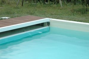 couverture de piscine automatique