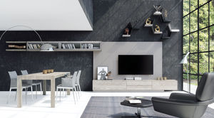 ensemble TV mural contemporain 1