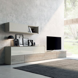 ensemble TV mural contemporain 1
