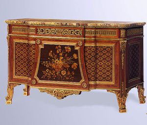 commode de style / en acajou / en marbre / sur mesure