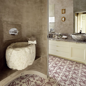 carrelage en grains de marbre