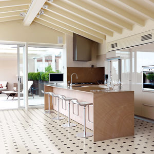 carrelage en grains de marbre
