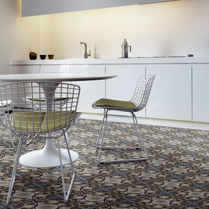 carrelage de salon / mural / de sol / en grains de marbre