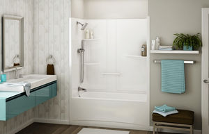baignoire-douche rectangulaire