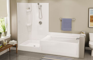 baignoire-douche rectangulaire 1
