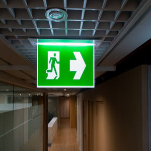 éclairage de secours de plafond