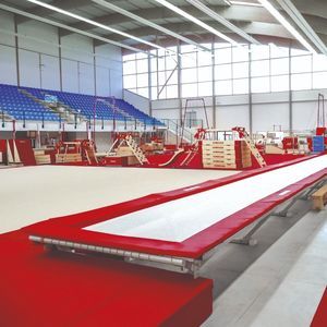 trampoline de gymnastique