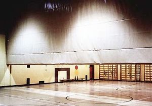 rideau diviseur pour gymnase